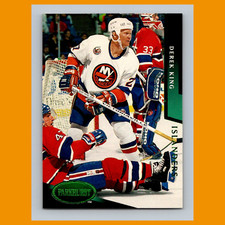 Derek King #119 1993 Parkhurst Emerald Ice New York Islanders Hockey Card NHL NM