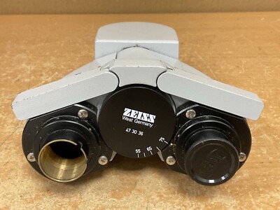 Zeiss Schräg-Fernglaskopf Standard Mikroskop West Germany (Lot 10)