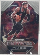 2020-21 Panini Prizm - Fireworks #15 Paul George