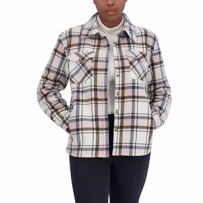 Sage Ladies' Plush Plaid Shirt Jacket J61 | eBay Sage Ladies' Plush Plaid Shirt Jacket J61 | eBay