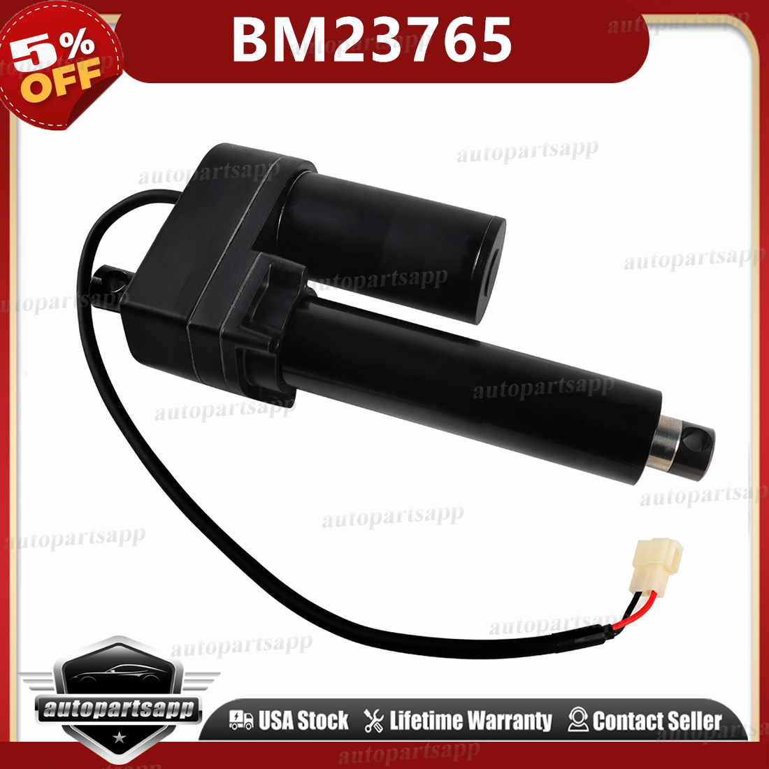 John Deere Gator TE TH TS TX 4X2 6X4 Power Lift Actuator BM23765