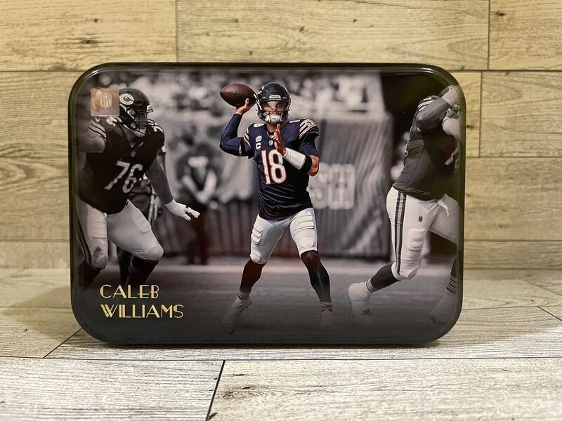2024 Donruss Optic Football Caleb Williams Collectors Tin Empty Chicago Bears