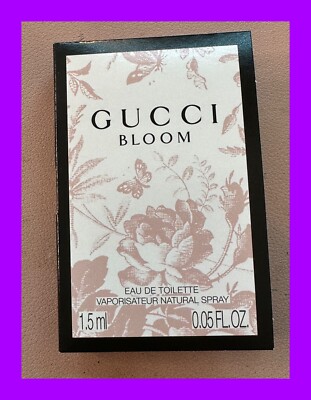 Gucci Bloom for women Eau de Toilette spray sample, NEW RELEASED 1.5ml 0.05oz