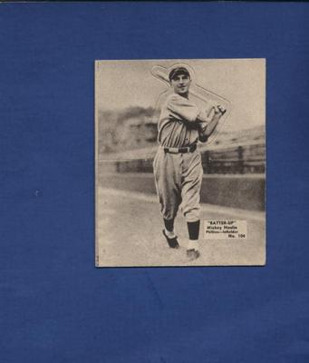 1934 - 1936 Batter Up #104 Haslin Phillies High Number Tough! NO Creases!