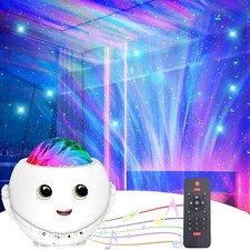 Star Projector Galaxy Aurora Night Light Projector,35 Lights Effects LED White