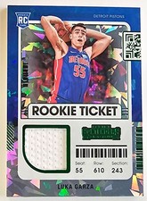 LUKA GARZA 2021-22 Panini Contenders Rookie Ticket Patch SP Green Ice #RTS-LGA