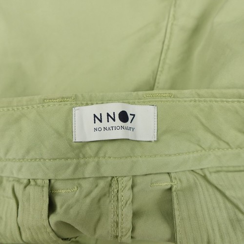 NN07 No Nationality Crown Shorts Mens 32 Green Chino 9" Inseam Preppy Casual - Picture 4 of 9