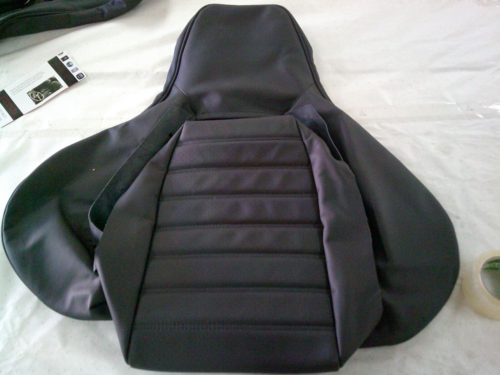 Porsche 911 (19801984), Front Seat Covers (Sport Seats), Black Leather eBay