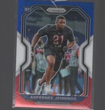 ANFERNEE JENNINGS   2020 PANINI PRIZM RED WHITE BLUE PRIZMS ROOKIE CARD #371