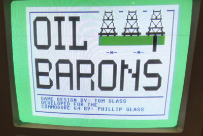 OIL BARONS Epyx Strategy Board/computer game C64 1984 Used/tested&works(backup)