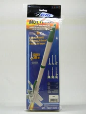 ESTES MULTI-ROC FLYING MODEL ROCKET KIT plastic level 3 w/ glider EST1329 1329