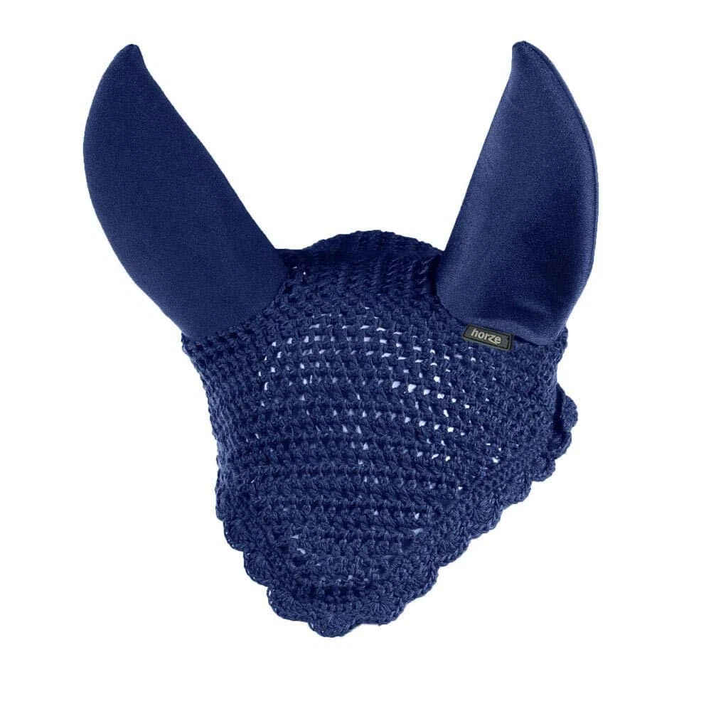 HORZE Supreme Silent Crochet Oreille Capot   Protection anti mouches antibruit pour