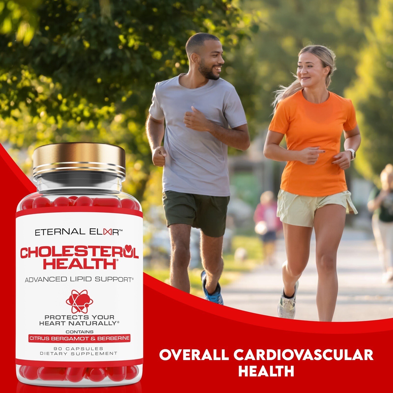 Advanced Cholesterol Support Berberine Citrus Bergamot Lycopene