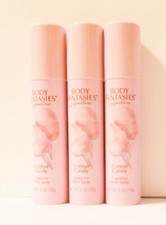 Body Fantasies COTTON CANDY BODY SPRAY Signature 0.5oz 3 cans Purse Size