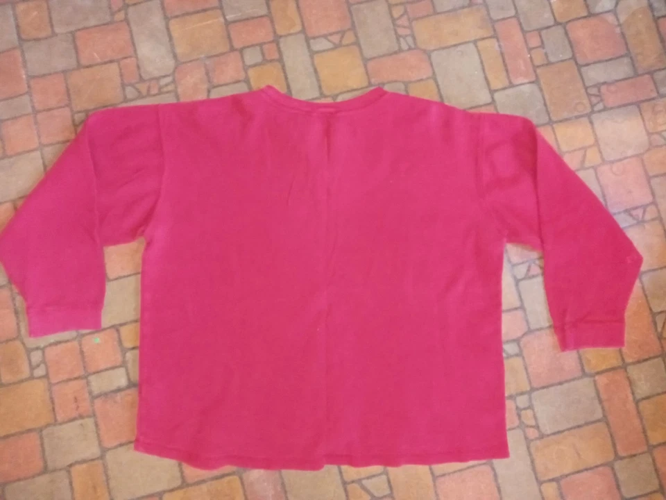 Y2K Vintage Red Route 66 Skate Grunge L Sweatshirt Shirt 90s Thermal Distressed - Image 2 of 4