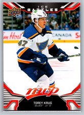 Torey Krug 2022-23 Upper Deck MVP Ice Battles HOCKEY #133 St. Louis Blues SP