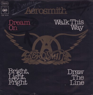 AEROSMITH: scarce orig. 1977 German PROMO EP - Dream On+3)
