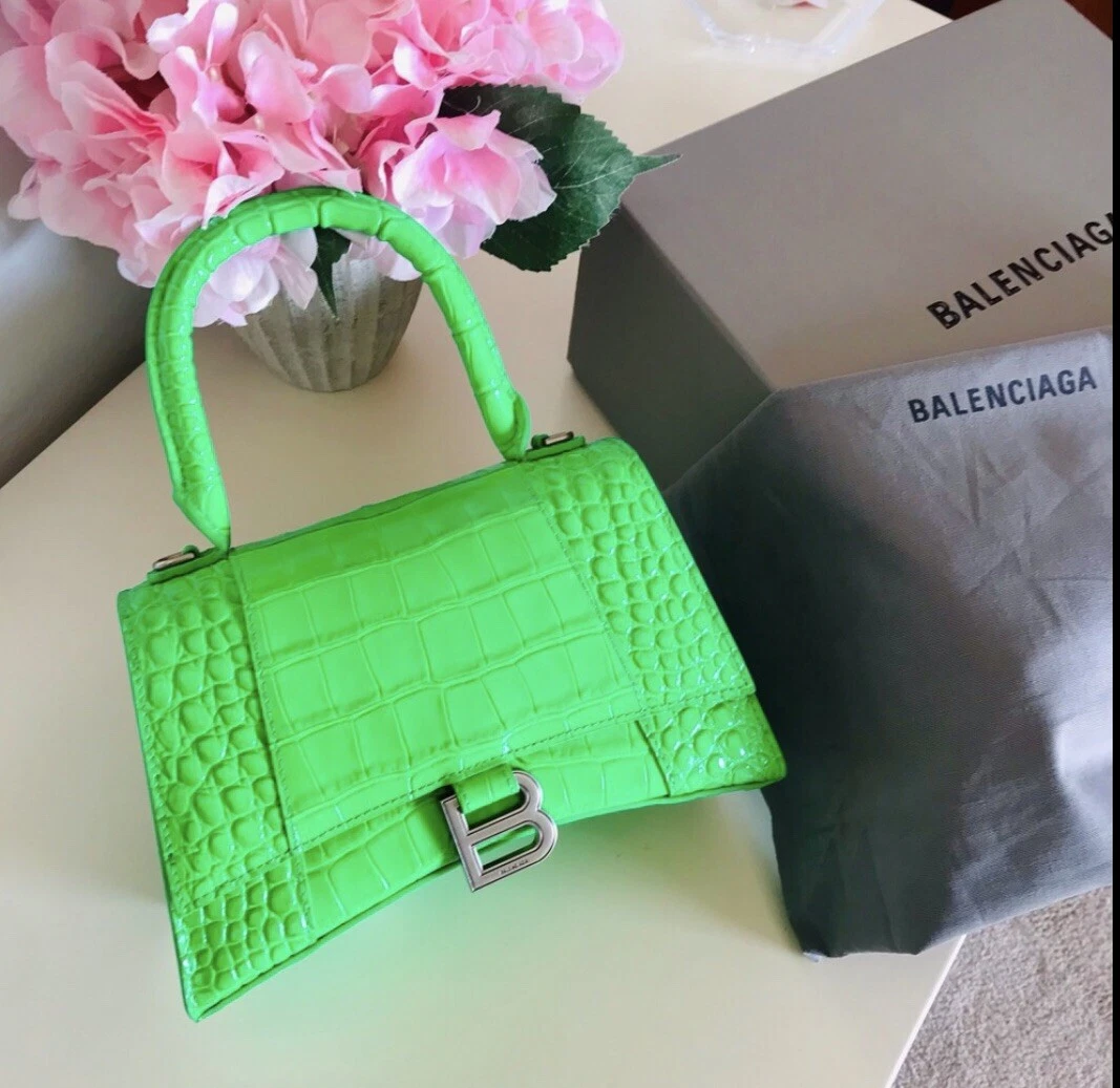 small green balenciaga bag