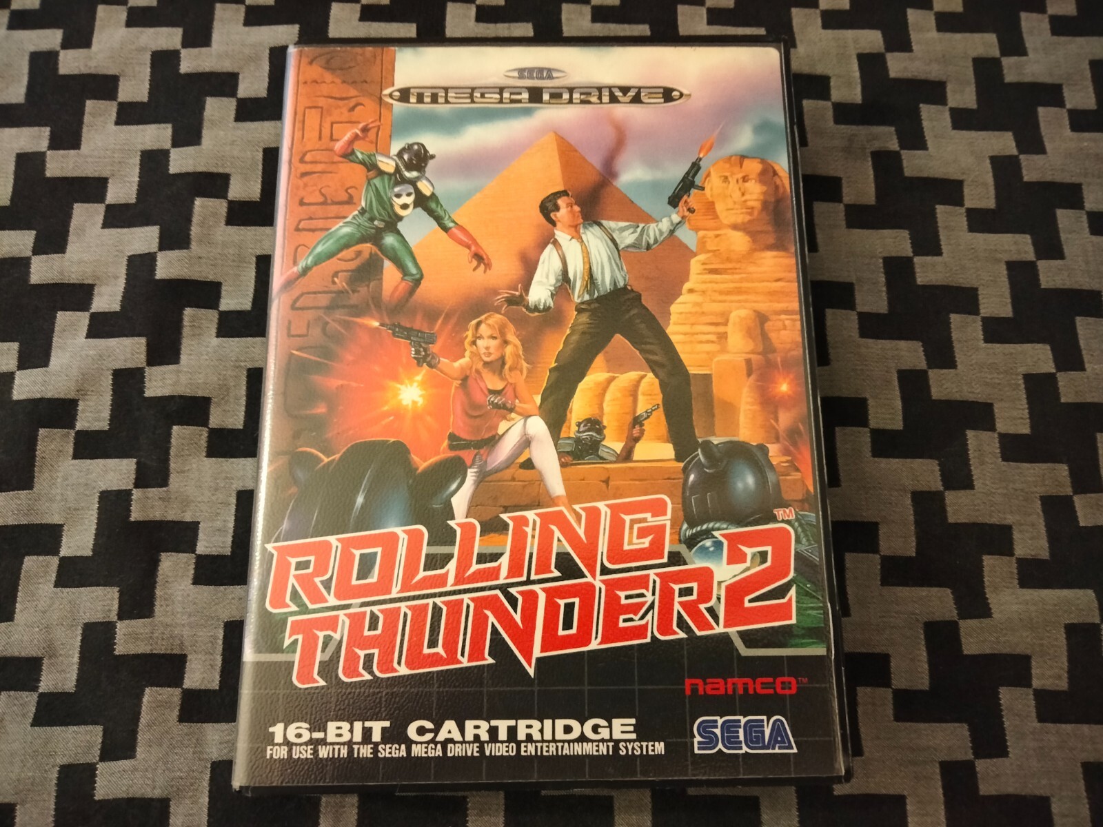 Rolling Thunder 2 sur megadrive, complet, en excellent état