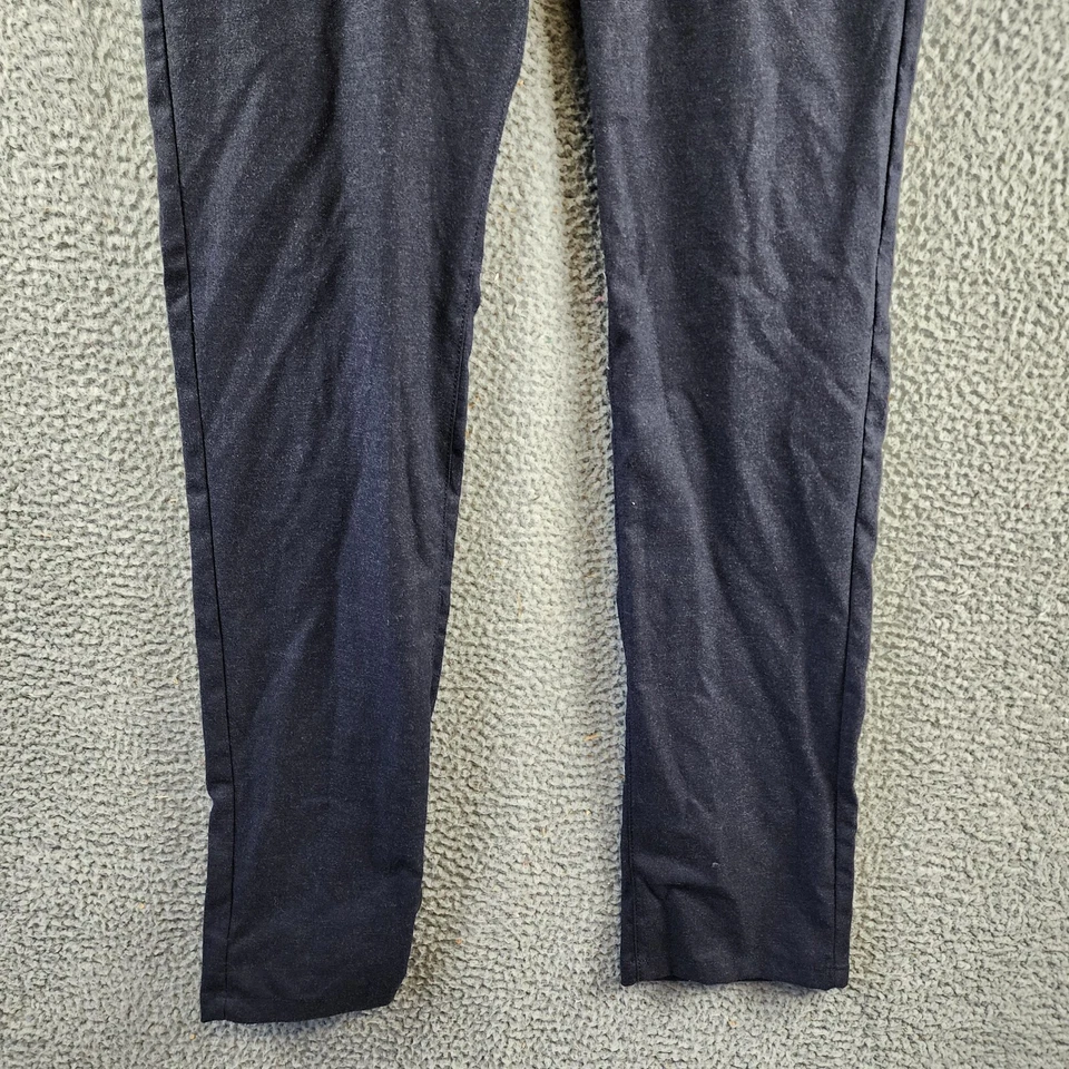 The Men's Store at Bloomingdale's Flannel Tailored Fit Pants Men's 34Wx34L Navy - Image 2 of 4