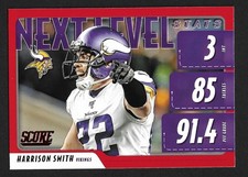 2020 Score - Next Level Stats Red #NLS-HS Harrison Smith, Minnesota Vikings