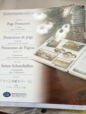 Creative Memories 12x12 Page Protectors Old Style 15 White Scrapbook Pages Lot