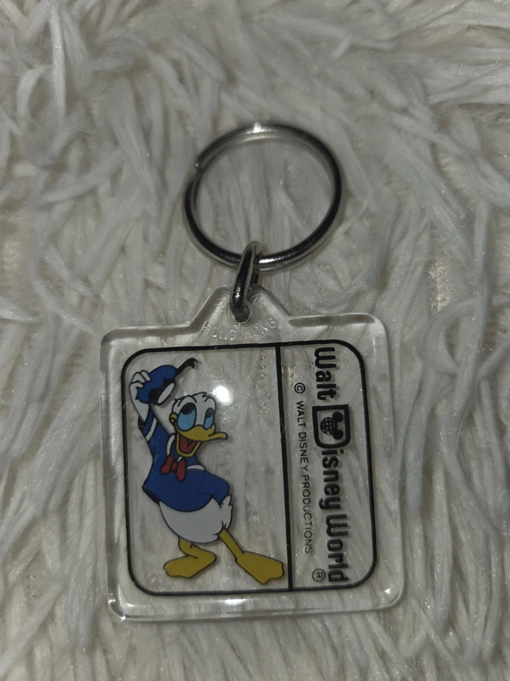 Original Vintage Disney Donald Duck Schlüsselanhänger Walt Disney World 70s/80s - Bild 1 von 1