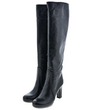 PRADA Boots Women's Size 35.5 Black Leather