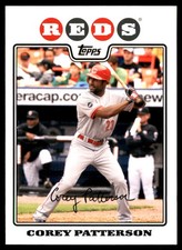 Corey Patterson 2008 Topps Updates & Highlights #UH74 Reds MLB READ FREE SHIP