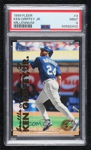 1999 Fleer Tradition Millenium Edition Ken Griffey Jr #3 PSA 9 MINT HOF tw0