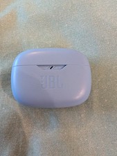 JBL Vibe Beam With Charging Case And Cable Plum Purple tested and connected