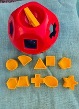 Tupperware Tuppertoys Classic SHAPE-O-BALL Toy Shape Sorter Complete Shapes