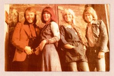 SELTENE Gruppe ABBA Original Pressefoto USA 70er Jahre