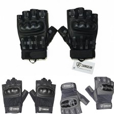 Tactical Fingerless Gloves Military Combat Shooting Half Finger Gloves ZAMGEAR