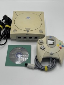 Sega Dreamcast Console and Controller Set with Leads Tested and Working