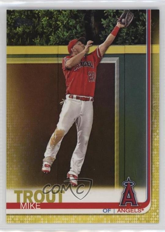 2019 Topps Walgreens Yellow Mike Trout #100 t1s