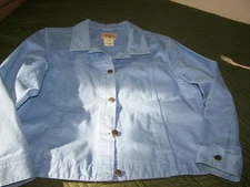 L.L.Bean Womens Demin Lt. Blue Jacket