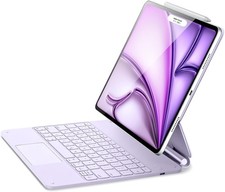 ESR iPad Air 13 Inch Case Keyboard M3/M2, 2025/2024  iPad Pro 12.9" Purple
