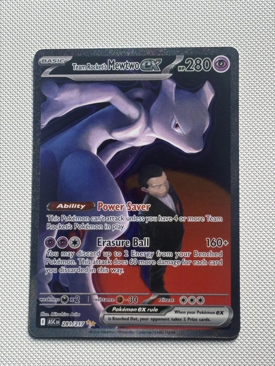 Pokémon Mewtwo Pokémon TCG Secret Rare Individual Collectible Card