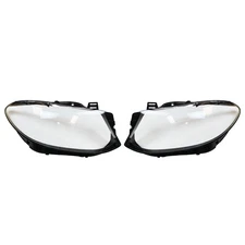 Headlight Headlamp Lens Clear Cover For 16-19 Mercedes Benz W166 GLE350 GLE43