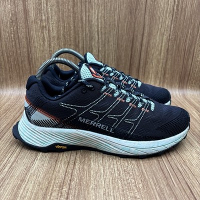 Merrell Women s Moab Flight Trail Running Shoes Sneakers Navy Size 7.5
