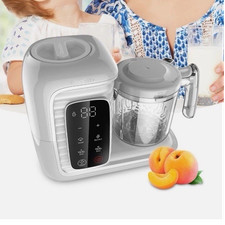 QooQIT Baby Food Maker Blender Steamer 7-in-1 Steam Blend Chop Sterilize