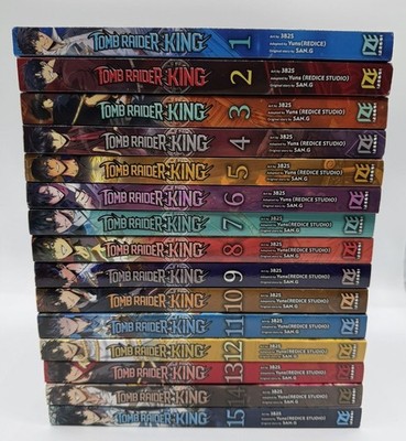 Lot (15) TOMB RAIDER KING Vol 1-15 Manga Manhwa ENGLISH (IZE Press) TPB Books