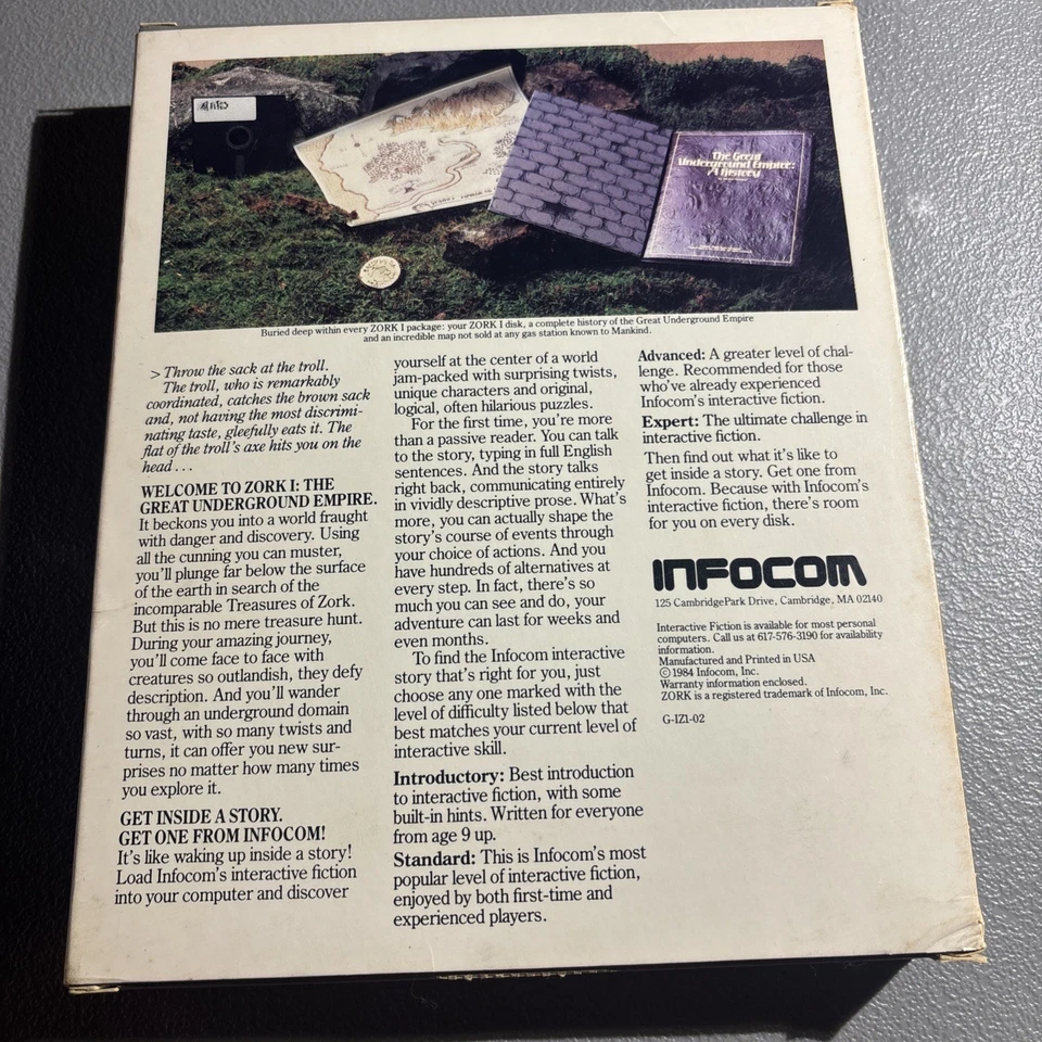 Zork I: The Great Underground Empire (PC, 1982) - Image 2 of 4