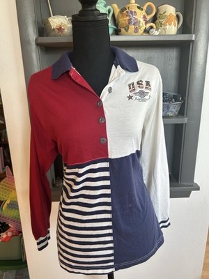 Jeremy Beau USA International Classics Red, White, And Blue Long sleeve  cb1-4