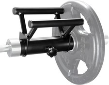 Landmine Handle T Bar Row Attachment for 2 Olympic Barbell Solid Steel Blac