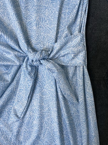 Neu mit Etikett Vineyard Vines Damenkleid mit Seitenbindung bedruckt Sanjay Jake blau neu mit Etikett Large - Bild 6 von 10