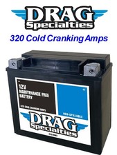 DRAG SPECIALTIES BATTERY HARLEY DYNA WIDE GLI...