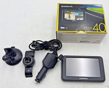Garmin Nuvi 40 4.3-inch Screen Portable GPS Navigator TESTED Complete In Box