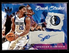 2022-23 Panini Court Kings #BR-SDD Spencer Dinwiddie Brush Strokes Ruby #/49